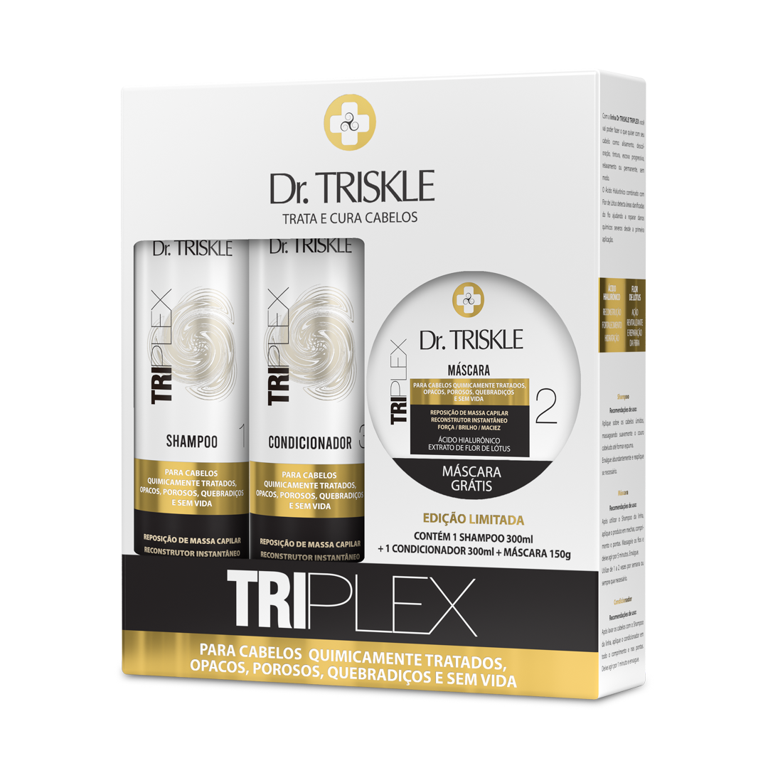 Dr. Triskle kit Shampoo + Condicionador + Máscara